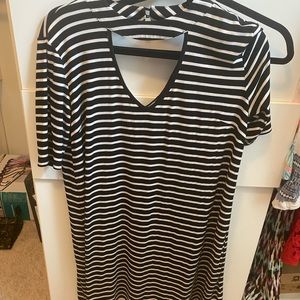 Black and white dress